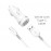 Зарядное автомобильное азу usb 2x Hoco Z27 2.4A + кабель Type-C белый