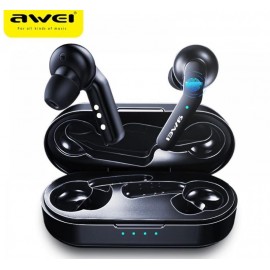 наушники bluetooth Awei T10C TWS черные