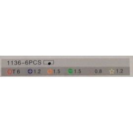 Отвертки набор K-Tools 1136-6pcs