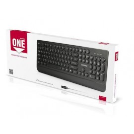 Клавиатура Smartbuy USB SBK-228-K ,черная, кругл кнопки