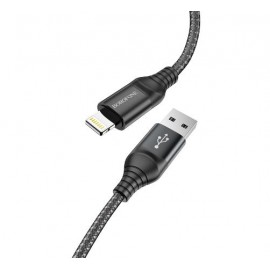 кабель для Apple Lightning USB Borofone BX56 1m черный