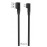 Кабель USB Type-C Hoco U83 3A 1.2m угловой черный