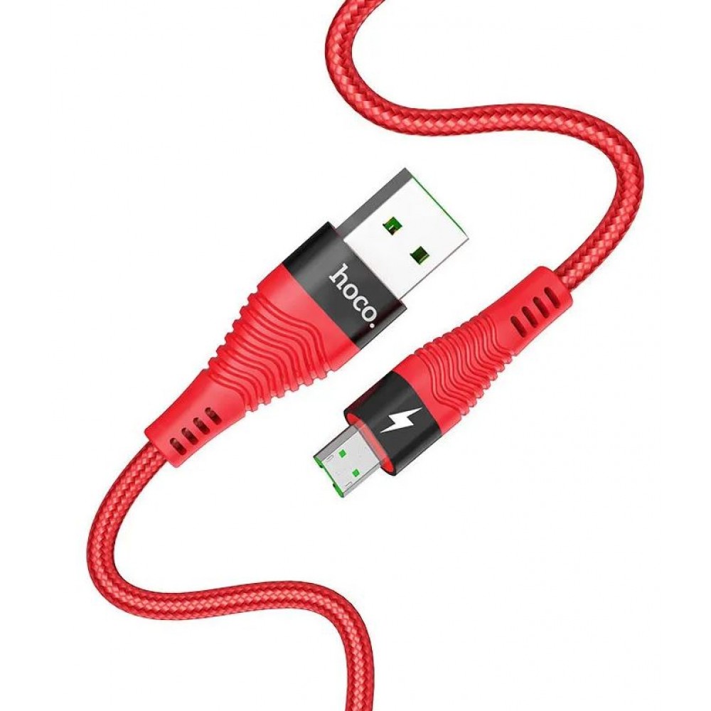 Кабель Micro USB Hoco U53 красный