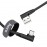 Кабель Micro USB Hoco U83 2.4A угловой черный