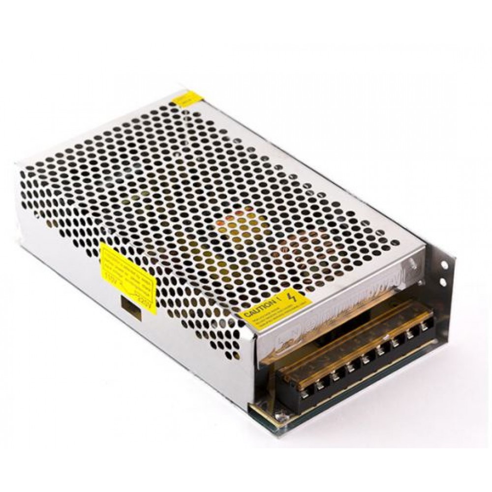 Блок питания 12V 20A металл, с клеммами