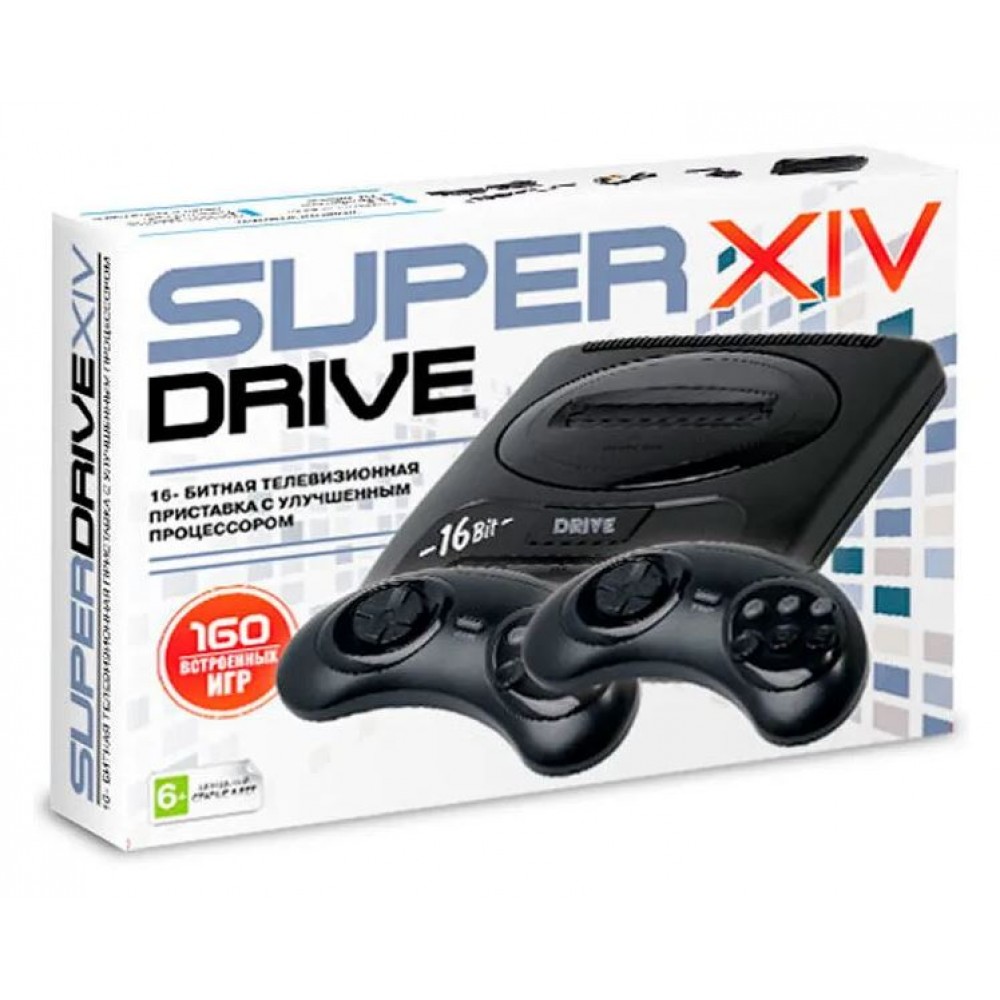 Приставка игровая 16bit Super Drive XIV  S14-160 160игр