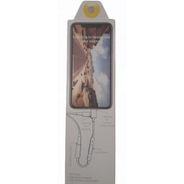 Переходник для Apple lightning - 3.5 гнездо aux GL052, питание, громкость