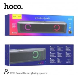 Колонка Bluetooth MP3 FM Hoco DS31 черная
