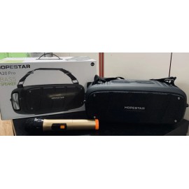 Колонка Bluetooth Mp3 Hopestar A20 Pro, беспроводной микрофон, черная
