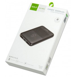 Power bank Golf G95 5000mAh, черный