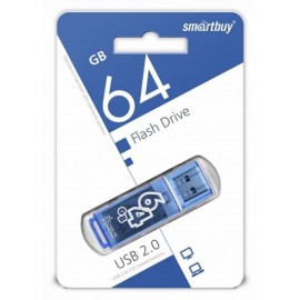 Флешка USB 64Gb SmartBuy Glossy Blue