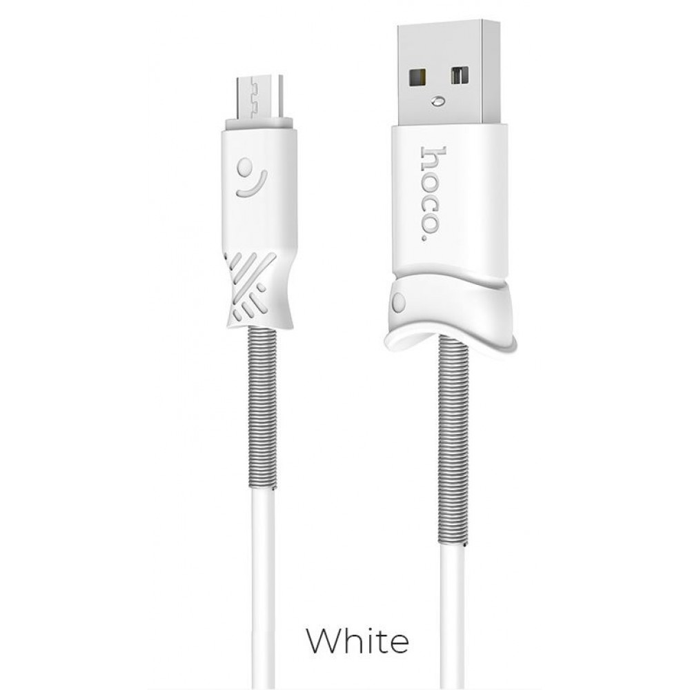 Кабель Micro USB Hoco X24 белый