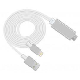 кабель для Apple Lightning HDTV HDMI 2m белый