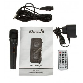 Колонка Bluetooth MP3 FM караоке LED 20-19 DANCE BOX 300 с микрофоном