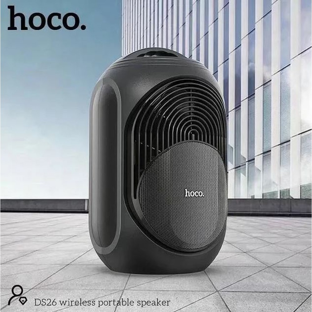Колонка Bluetooth MP3 FM караоке Hoco DS26 с беспров микроф