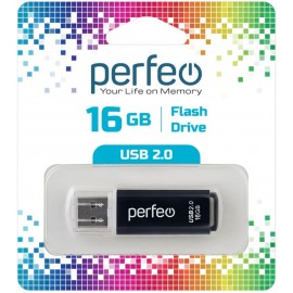 Флешка USB 16Gb Perfeo C13 Black
