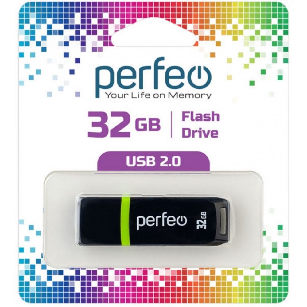 Флешка USB 32Gb Perfeo C11 Black