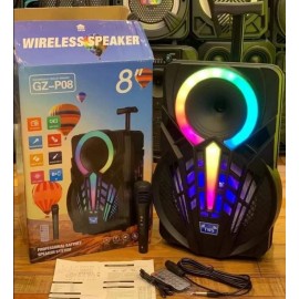 Колонка Bluetooth MP3 FM караоке GZ-P08 с микрофоном