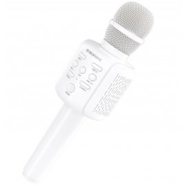 Колонка микрофон Bluetooth Mp3 караоке Borofone BF1 белая