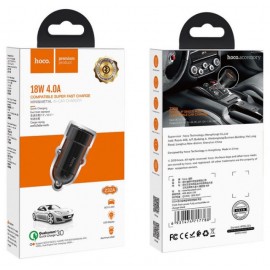 Зарядное автомобильное быстрое АЗУ usb Hoco Z32A QC 3.0