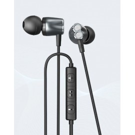 Наушники вакуумные с микрофоном Ipipoo iP-7 черные