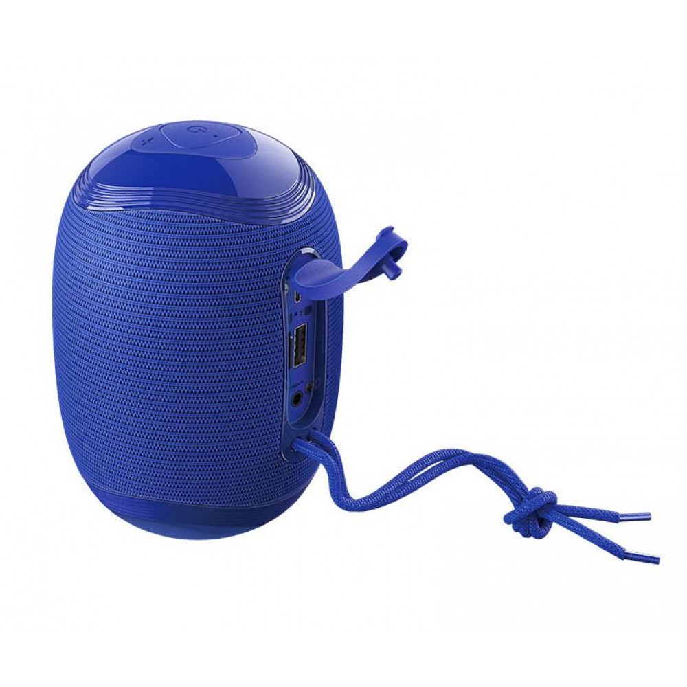 Колонка Bluetooth MP3 FM Borofone BR6 синяя