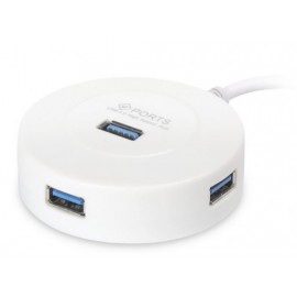 Хаб USB 3.0 4 порт Smartbuy SBHA-7314-W белый