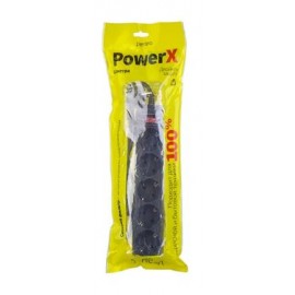 Фильтр сетевой с выкл 5 розеток 5m Perfeo POWERX PF_A4718 черный