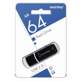 Флешка USB  64Gb SmartBuy Crown Black