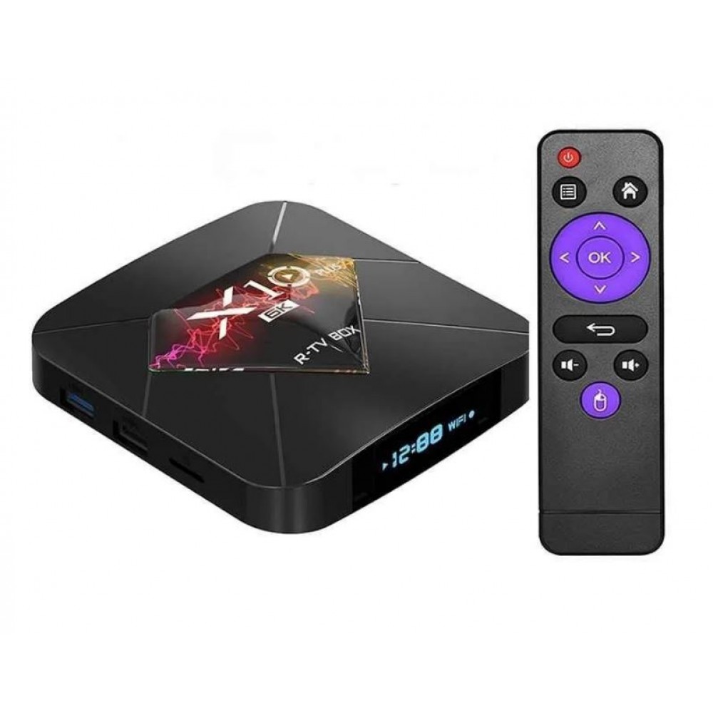Приставка Android TV BOX X10 plus 6K 4G/32G