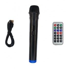 Колонка Bluetooth MP3 FM караоке Avimax LT-1516BT с беспров микроф