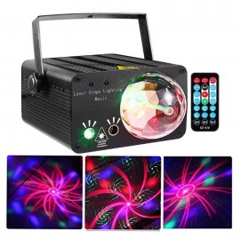 Лазерный проектор Laser Magic Ball XH-10 Bluetooth Music LED с пультом