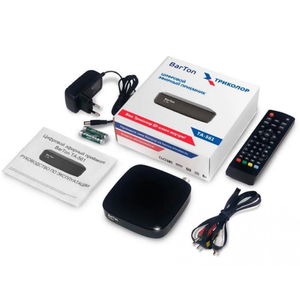 Ресивер DVB-T2 Barton Триколор TA-561