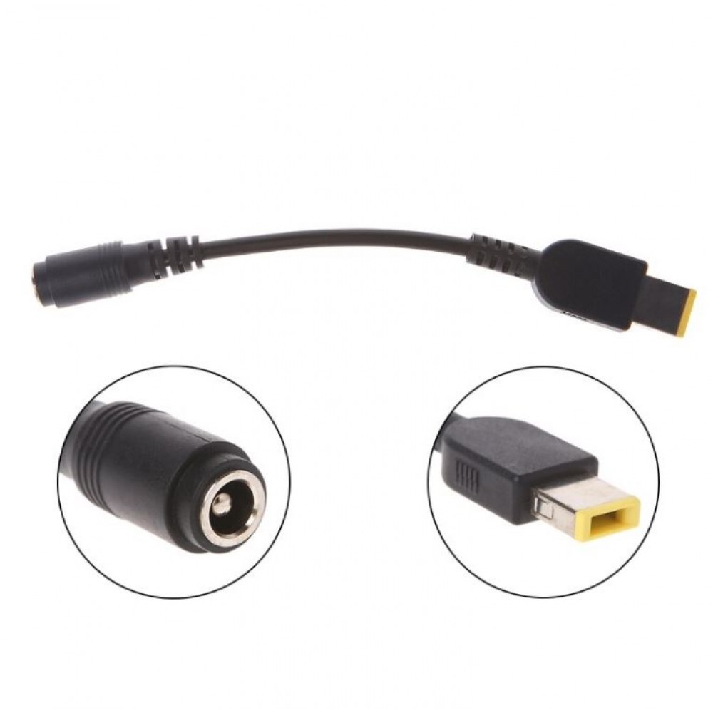 Переходник гнездо 5.5/2.5 - штекер Lenovo типа USB