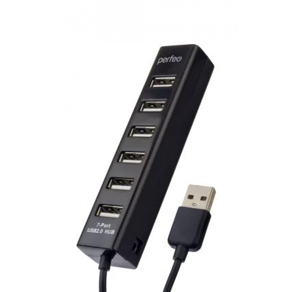 Хаб USB 7 порт Perfeo PF-H035 PF_С3227 черный