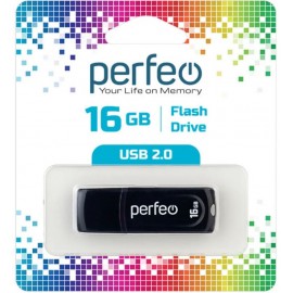 Флешка USB 16Gb Perfeo C09 Black