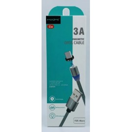 Кабель Micro USB магнитный Maimi X30 серый