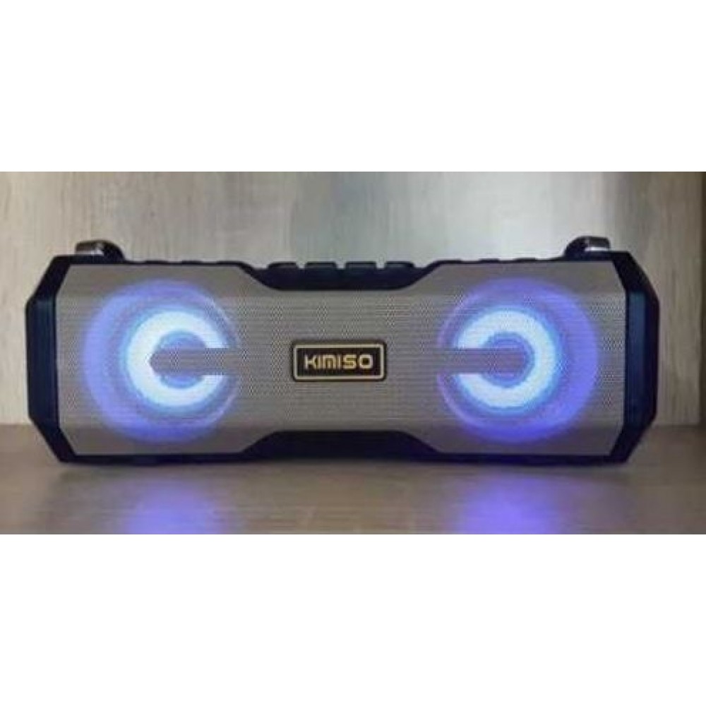 Колонка Bluetooth MP3 FM Kimiso KMS-S5 серая