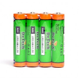 Батарейка AAA LR03 Super Alcaline DeTech