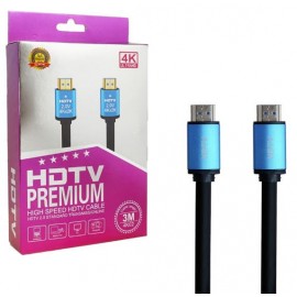 Кабель HDMI - HDMI 3m ver.2.0 4K MRM A2586 черный