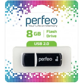 Флешка USB 8Gb Perfeo C02 Black