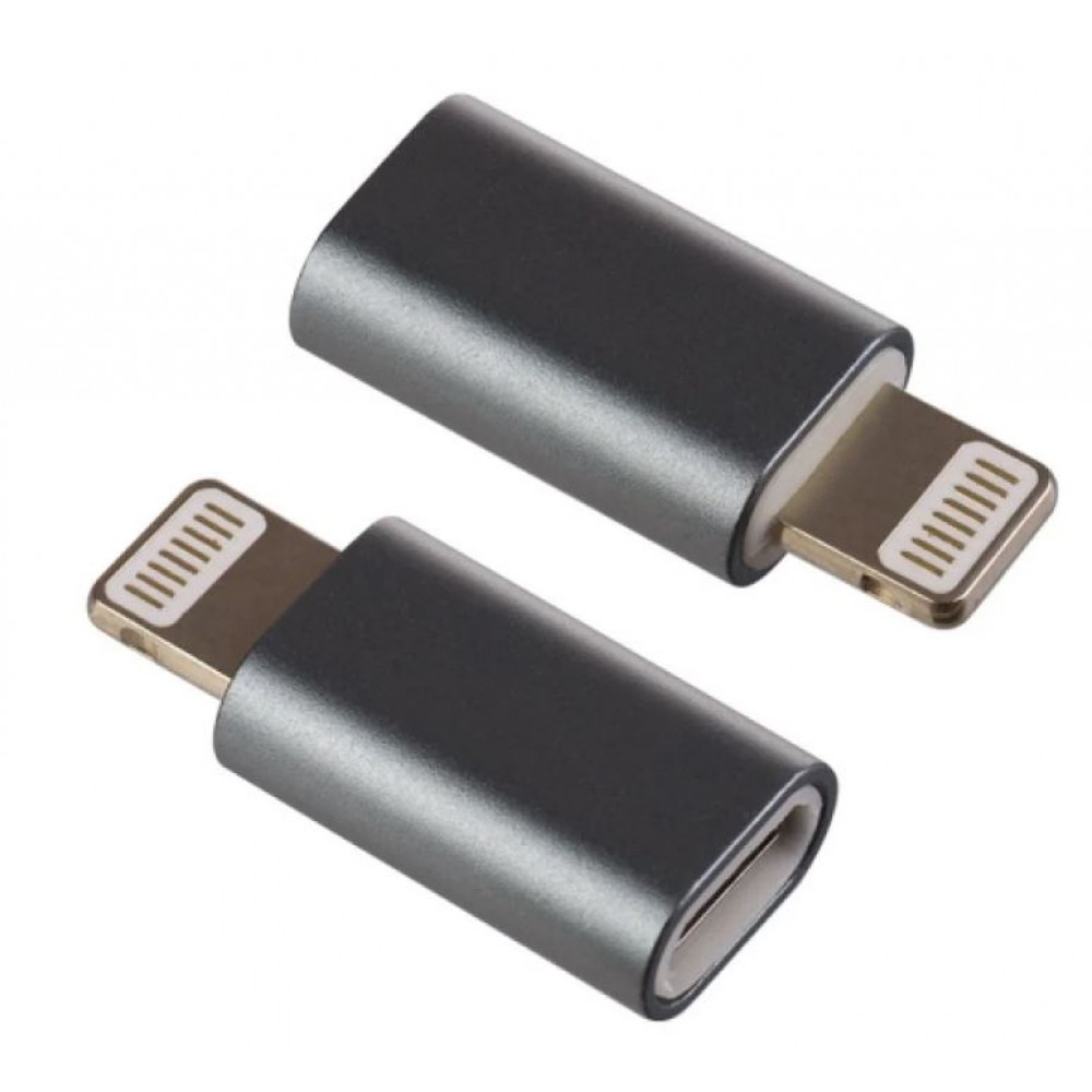 Переходник для Apple Lightning - Micro USB гнездо Perfeo I4314