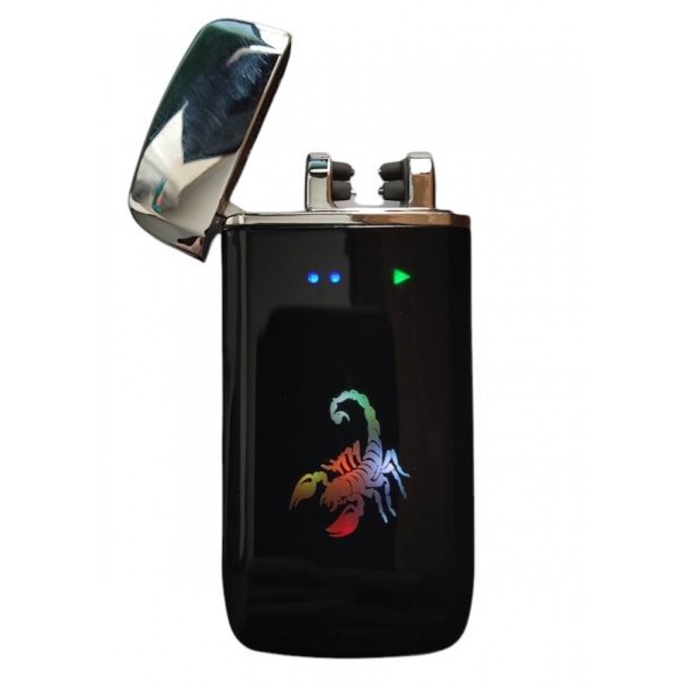 Зажигалка Usb плазменная 2 дуги Скорпион
