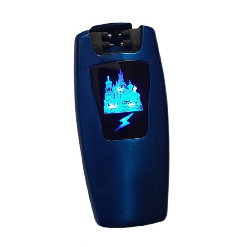 Зажигалка Usb плазменная 2 дуги Храм