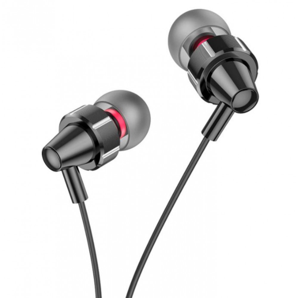 Наушники вакуумные с микрофоном Hoco M90 Type-C черные