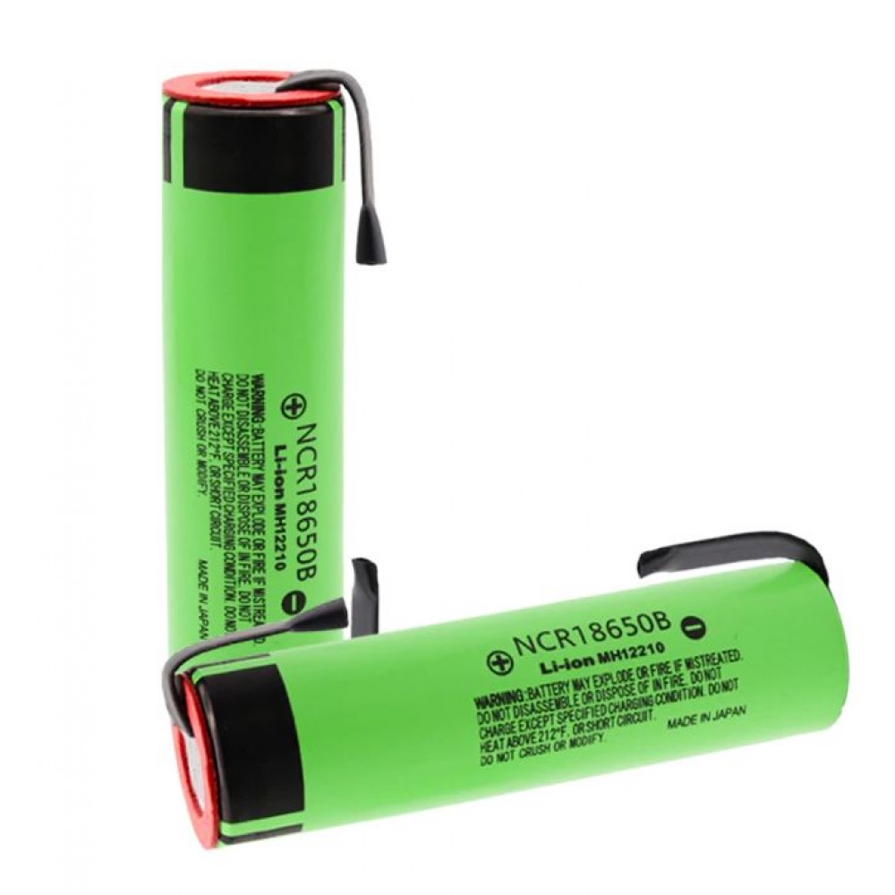 Батарея 18650 NCR18650B MH12210 3400mAh с клеммами