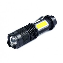 Фонарик FL-154 A3918 BL-525 micro USB зум металл мини