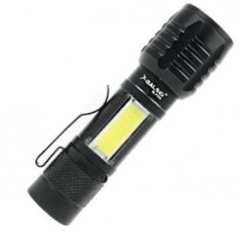 Фонарик FL-153 A3917 BL-F535 micro USB зум металл мини