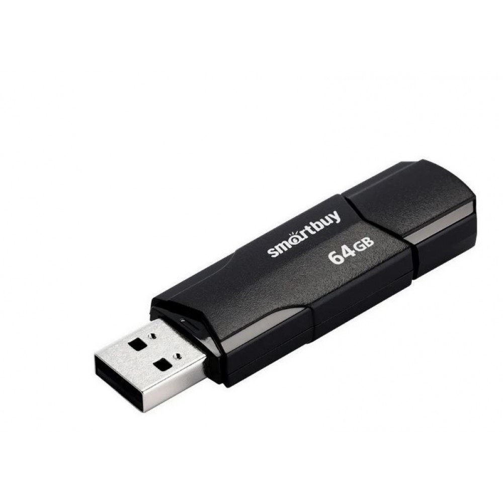 Флешка USB 64Gb SmartBuy CLUE Black