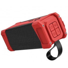 Колонка Bluetooth MP3 FM Hoco HC6 влагозащищенная IPX5 красная